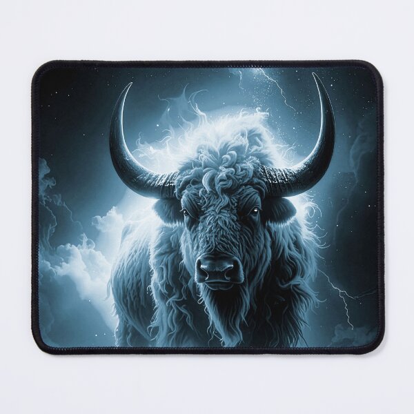 Item preview, Mystical Fantasy Yak Thunderstorm designed and sold by Mystic-Art-2.