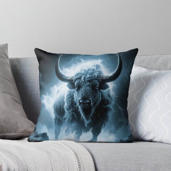 Item preview, Mystical Fantasy Yak Thunderstorm designed and sold by Mystic-Art-2.