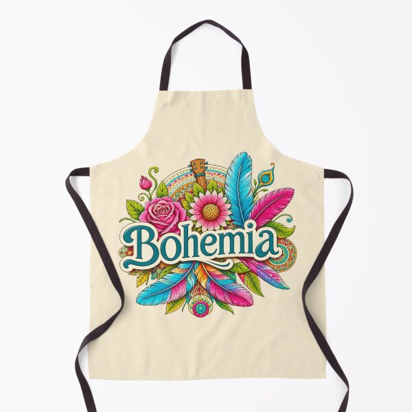 Item preview, Bohemia Colorful Bohemian Floral Feather Art designed and sold by Myra365Art.