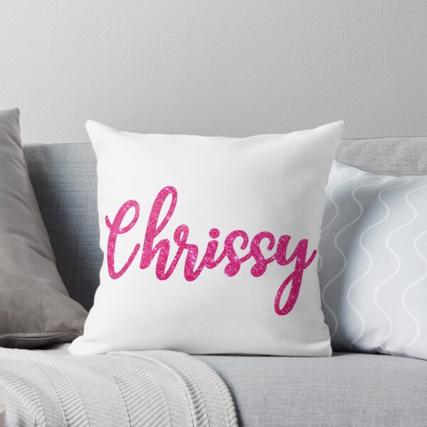 Item preview, Chrissy Hot Pink Sparkly Personalised Name Design designed and sold by CamilasPrints.