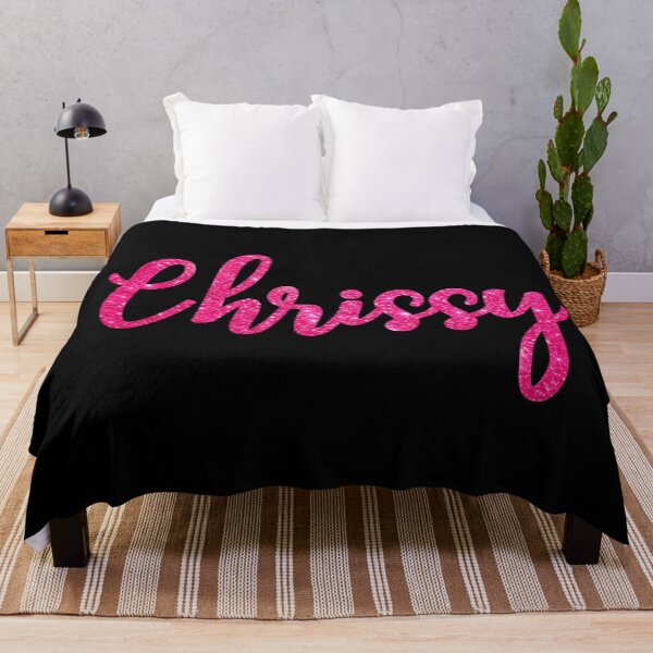 Item preview, Chrissy Hot Pink Sparkly Personalised Name Design designed and sold by CamilasPrints.