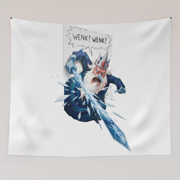Item preview, Ice King Adventure Time Comic Style Illustration Wenk Wenk designed and sold by FreakToons.