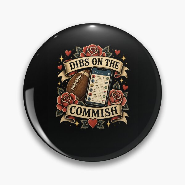 Item preview, Dibs on Fantasy Football Organizer Tattoo Art designed and sold by snowry.