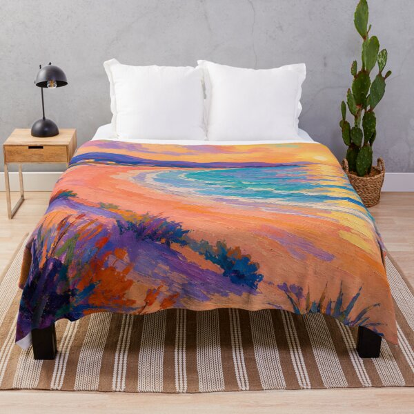 Item preview, Pastel Beach Sunset Wall Art – Colorful Coastal Seaside Decor designed and sold by GutyzDesignsES.