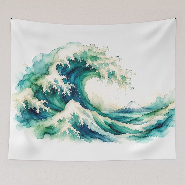 Item preview, The Great Wave off Kanagawa designed and sold by PurrfectWhisper.