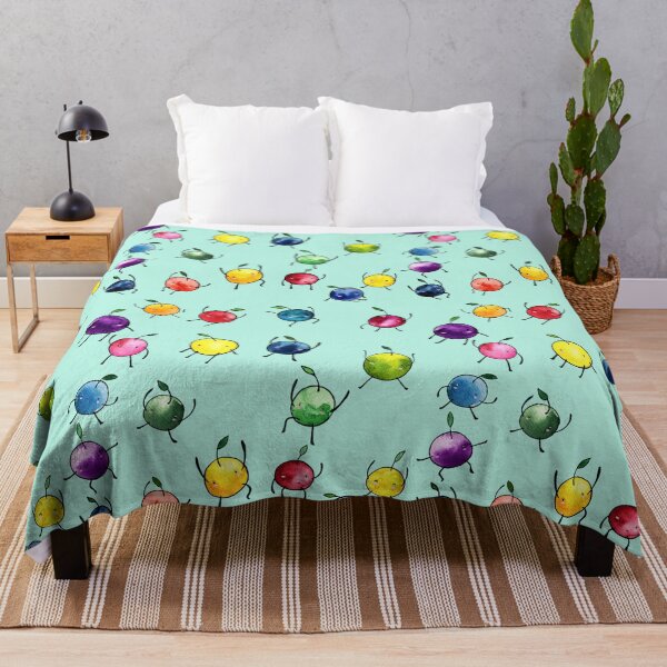 Item preview, Stardew Valley Watercolor Junimos on Mint Green Background designed and sold by JurassicParkans.