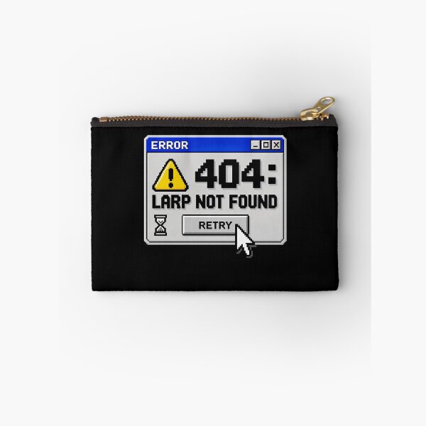 Item preview, Funny Error 404 LARP Retro Computer Retry Art designed and sold by elderberry.