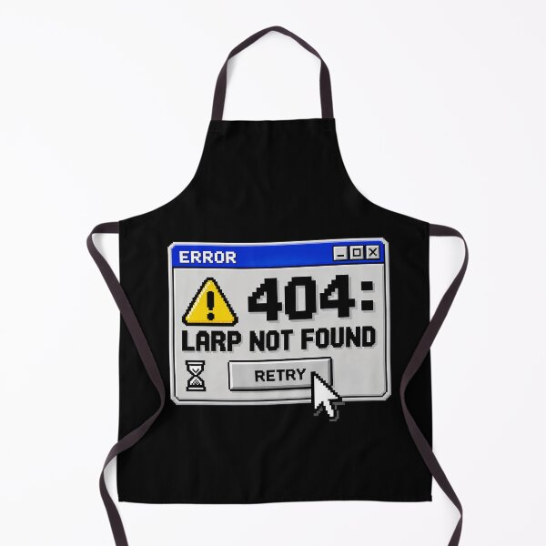 Item preview, Funny Error 404 LARP Retro Computer Retry Art designed and sold by elderberry.