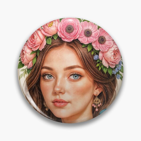 Item preview, Floral Crown With Lush Blooms designed and sold by The Empire Of Digital Art..