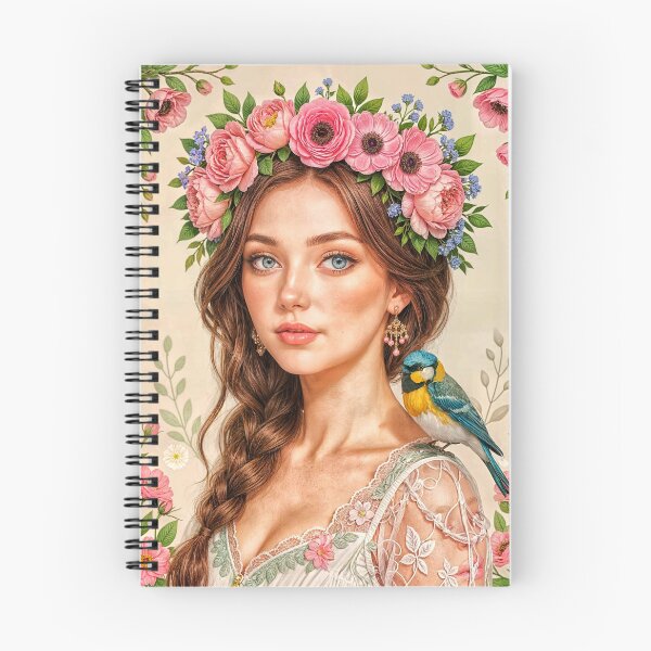 Item preview, Floral Crown With Lush Blooms designed and sold by The Empire Of Digital Art..