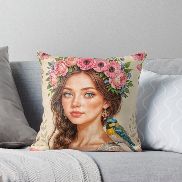 Item preview, Floral Crown With Lush Blooms designed and sold by The Empire Of Digital Art..