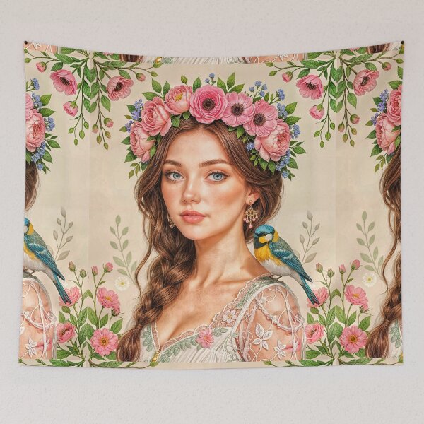 Item preview, Floral Crown With Lush Blooms designed and sold by The Empire Of Digital Art..