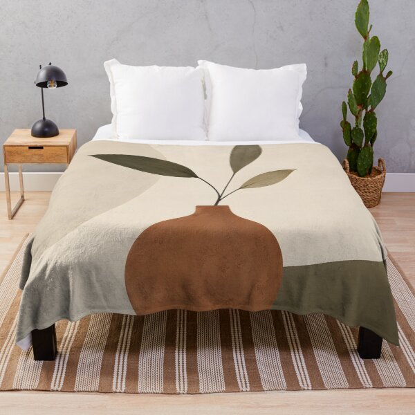 Item preview, Terracotta Botanical Wall Art – Minimalist Boho Plant & Neutral Earth Tone Decor designed and sold by GutyzDesignsES.