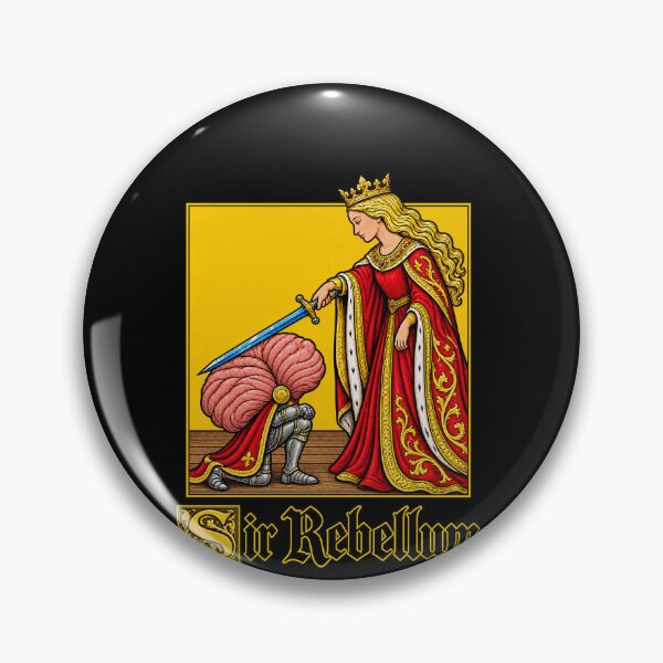 Item preview, Medieval Brain Knight Cerebellum Pun designed and sold by elderberry.