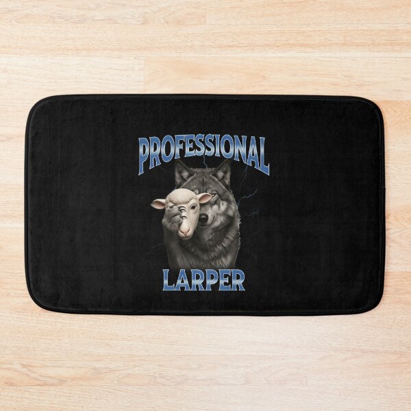 Item preview, Funny Professional Larper Wolf In Sheep Mask 90s Humor Art designed and sold by elderberry.