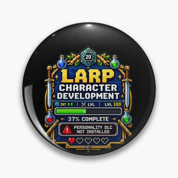 Item preview, Funny LARP Character Development Personality Art designed and sold by elderberry.