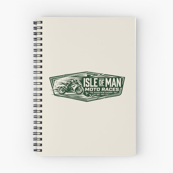 Item preview, Isle of Man Moto Races Mountain Course Vintage Biker Badge designed and sold by KiwiRider.