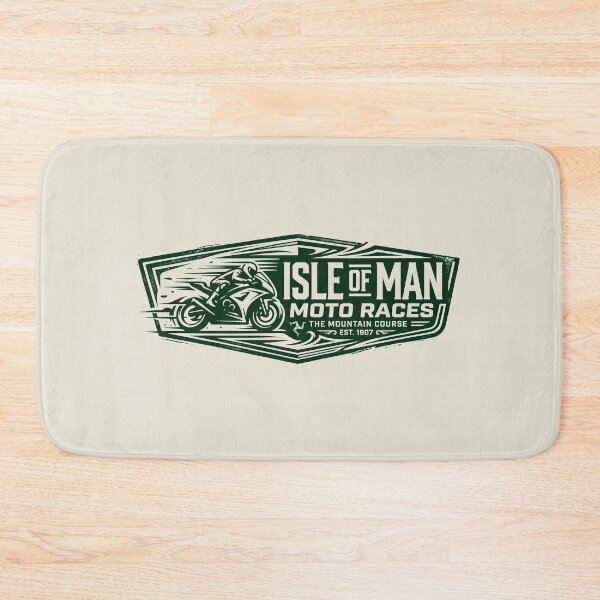 Item preview, Isle of Man Moto Races Mountain Course Vintage Biker Badge designed and sold by KiwiRider.