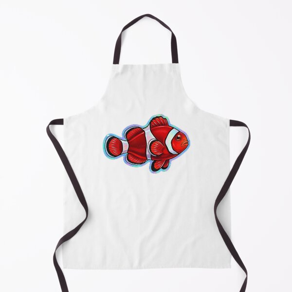Item preview, Tomato Clownfish Glossy Reef Aquarium Fish Art designed and sold by KenworksDigital.
