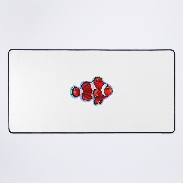 Item preview, Tomato Clownfish Glossy Reef Aquarium Fish Art designed and sold by KenworksDigital.