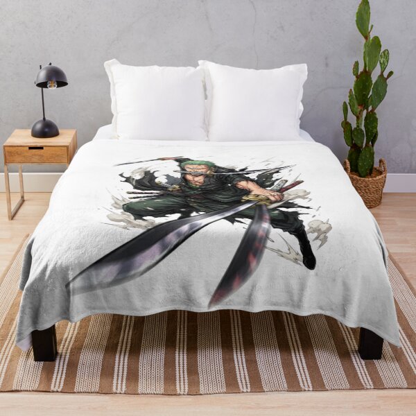 Item preview, Roronoa Zoro Swords Santoryu Style Manga Anime designed and sold by FreakToons.
