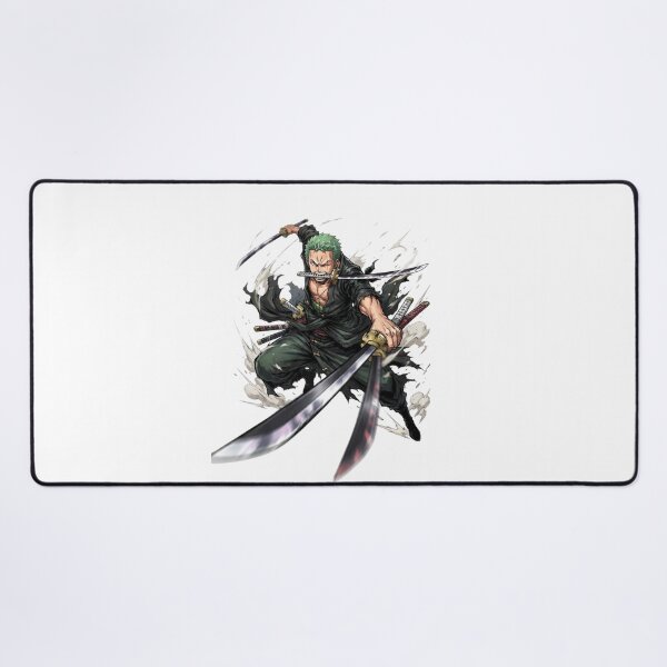 Item preview, Roronoa Zoro Swords Santoryu Style Manga Anime designed and sold by FreakToons.