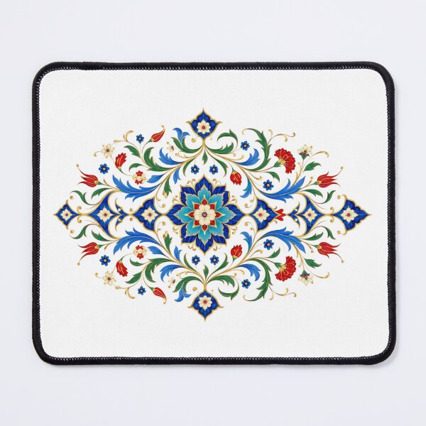 Item preview, Elegant Islamic Floral Mandala Ornament – Traditional Middle Eastern Art Print designed and sold by Psycho-Crazy.