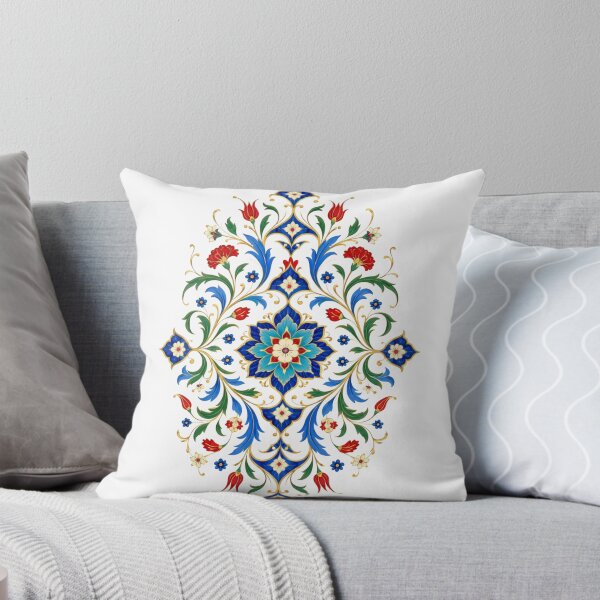 Item preview, Elegant Islamic Floral Mandala Ornament – Traditional Middle Eastern Art Print designed and sold by Psycho-Crazy.