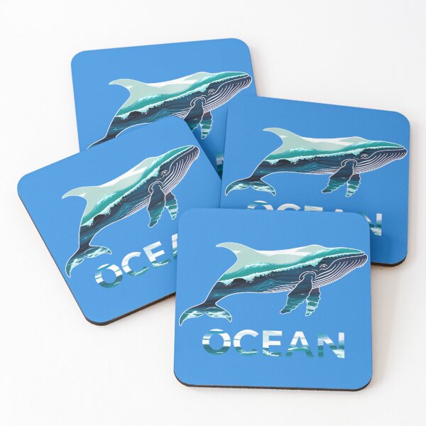 Item preview, Humpback Whale Ocean Wave designed and sold by Structure-Blue.