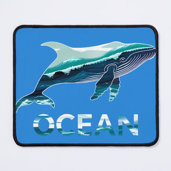 Item preview, Humpback Whale Ocean Wave designed and sold by Structure-Blue.