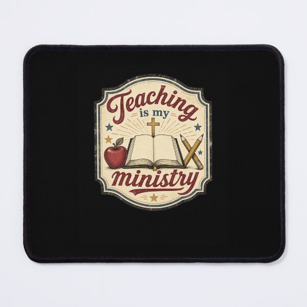 Item preview, Teaching is my ministry Vintage Christian Teacher designed and sold by snowry.