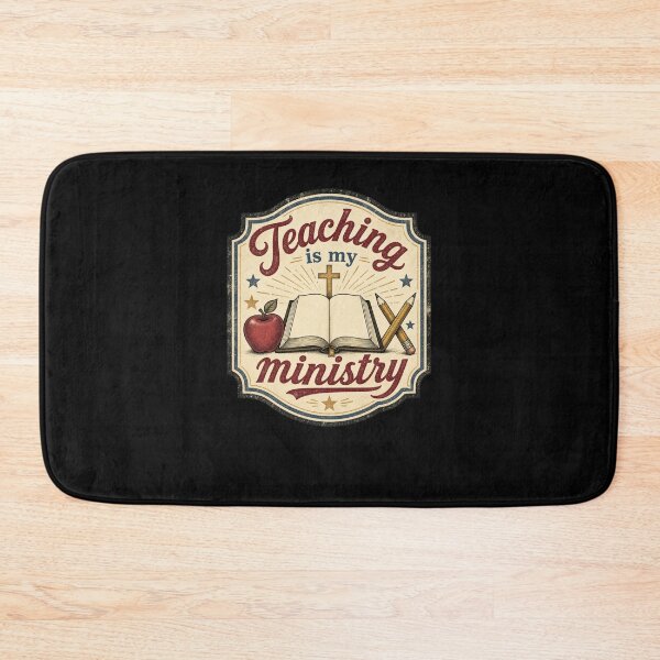 Item preview, Teaching is my ministry Vintage Christian Teacher designed and sold by snowry.