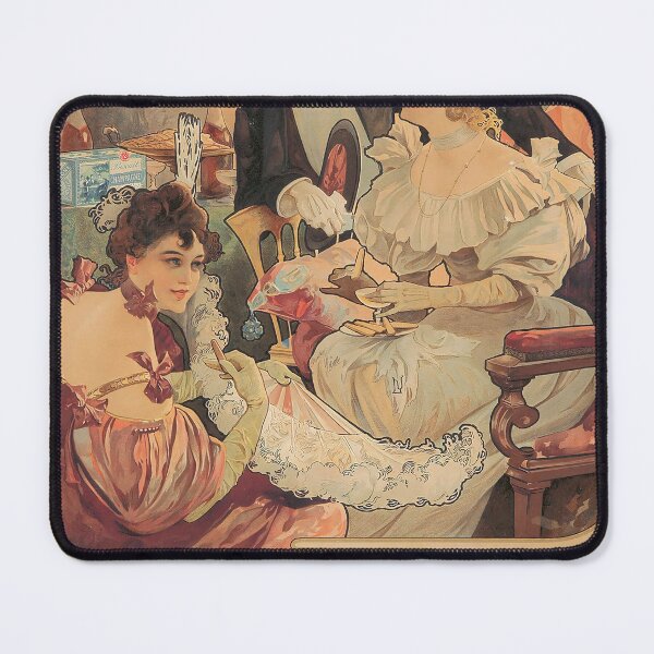 Item preview, Biscuits Champagne / Lefevre-Utile 1896 - Mucha designed and sold by Gilmour-Prints.