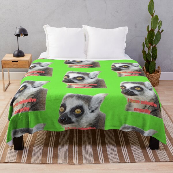 Item preview, Funny Lemur I Have Selective Empathy Meme designed and sold by MariaPCMaria.