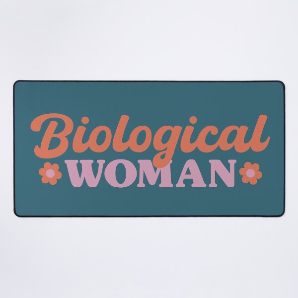 Item preview, Biological Woman Bold Typography Statement designed and sold by SweetLog.