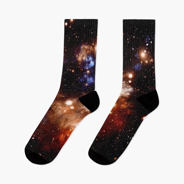 Item preview, Deep Space Nebula Galaxy – Dark Midnight Blue and Copper Art designed and sold by 2sweetsDesign.