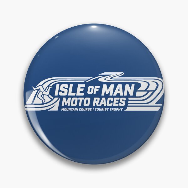 Item preview, Isle of Man Moto Races Retro Speed Badge Biker Racing designed and sold by KiwiRider.