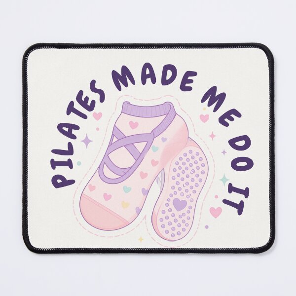 Item preview, Pilates Made Me Do It - Cute Aesthetic Grip Socks designed and sold by Liamsiartwork.