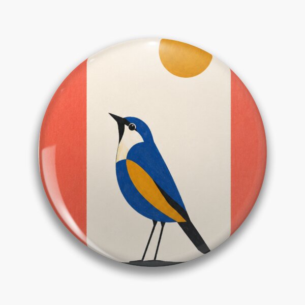 Item preview, The Shelter – Scandinavian Modern Bird Wall Art designed and sold by Filora Atelier | Bird Art.