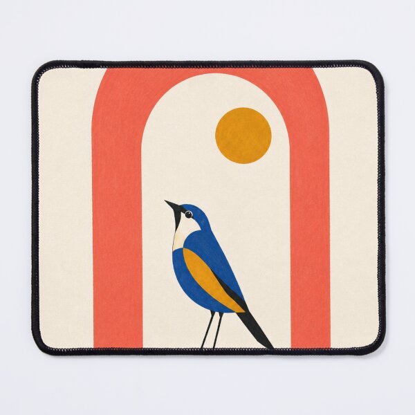 Item preview, The Shelter – Scandinavian Modern Bird Wall Art designed and sold by Filora Atelier | Bird Art.