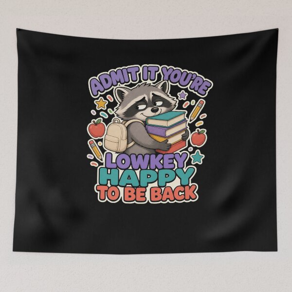 Item preview, Admit It You're Lowkey Happy To Be Back Raccoon designed and sold by snowry.