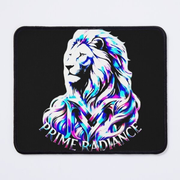 Item preview, Neon Iridescent Lion Monogram M designed and sold by PRIMERADIANCE.
