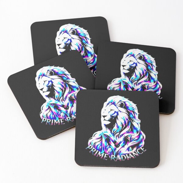 Item preview, Neon Iridescent Lion Monogram M designed and sold by PRIMERADIANCE.