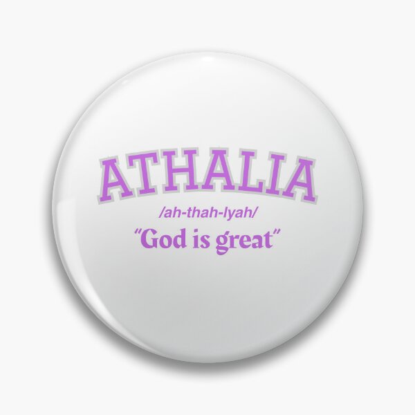 Item preview, Athalia God Is Great Christian Faith Design designed and sold by Love Christ Live Life.