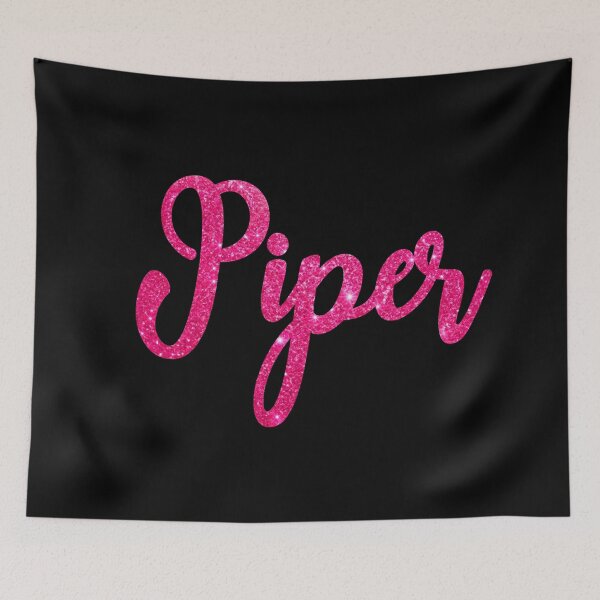 Item preview, Piper Hot Pink Sparkly Personalised Name Design designed and sold by CamilasPrints.