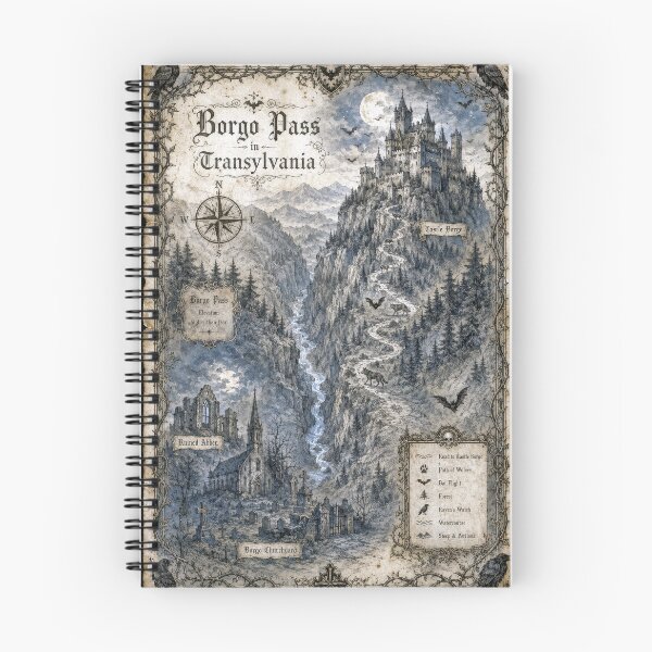 Item preview, Castle Dracula & the Borgo Pass designed and sold by cryolith7454.
