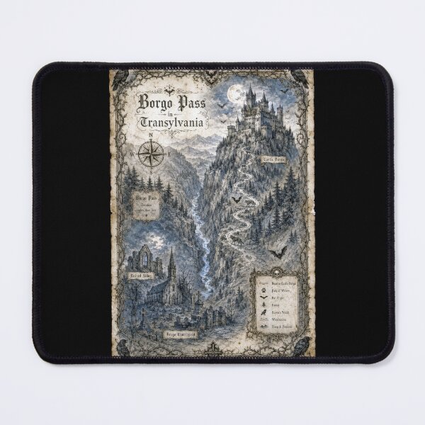 Item preview, Castle Dracula & the Borgo Pass designed and sold by cryolith7454.