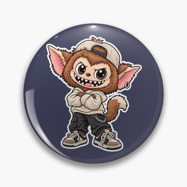 Item preview, Cute Creepy Monster Plush Toy Aesthetic Sticker designed and sold by KawaiiOrbit.
