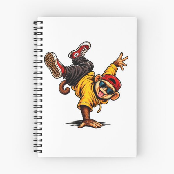 Item preview, Cool Breakdancing Monkey in Urban Streetwear designed and sold by Snurly.