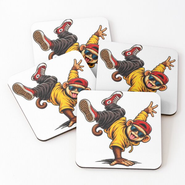 Item preview, Cool Breakdancing Monkey in Urban Streetwear designed and sold by Snurly.
